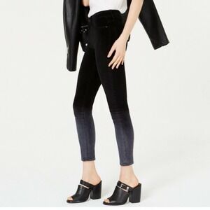 HUDSON Nico Velvet Ombre Super Skinny Jeans 25 NWT